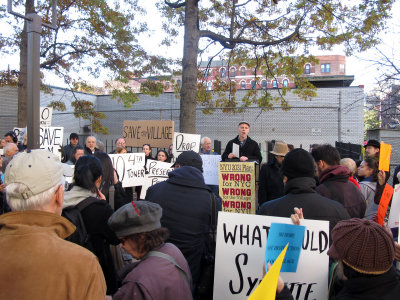 Protesting the Construction of a 40 Story Building