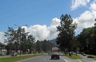 Road from San Jose to Cartago