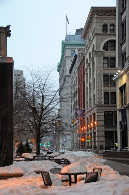 Snow - NYU Library Lane