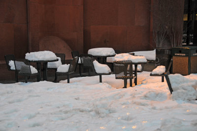 Snow - NYU Library Lane