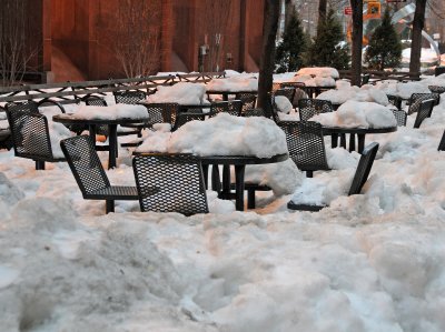 Snow - NYU Library Lane