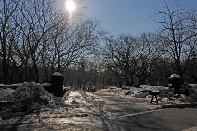 Winter - Central Park Entrance