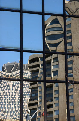 Bank  Building Window Reflections