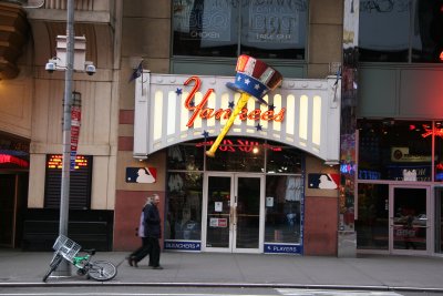 Yankees Baseball Team Souvenir Store - Northside of the Street