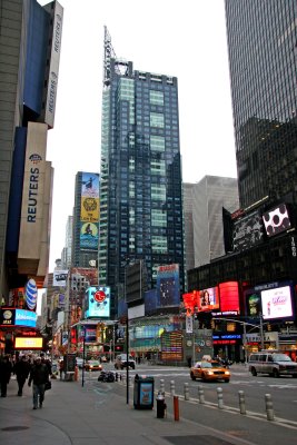Times Square - North View from 43rd Street & 7th Avenue