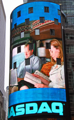 Times Square - NASDAQ Sign at 43rd Street