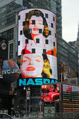 Times Square - NASDAQ Sign at 43rd Street