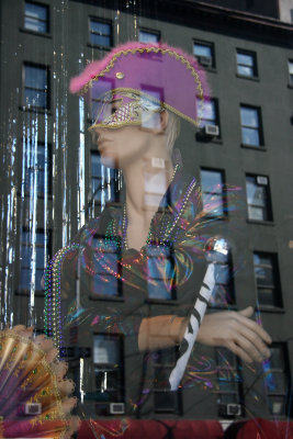 Pirate - NY Costume Shop Window with Reflections