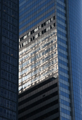 Sunrise Building Reflections - Financial District