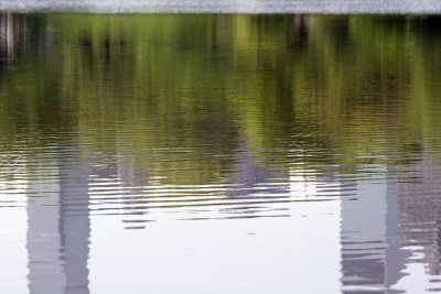 Lake Reflections - Manhattan Skyline