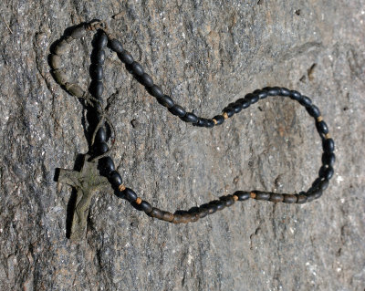 Lost Rosary Found on a Lakeshore Rock
