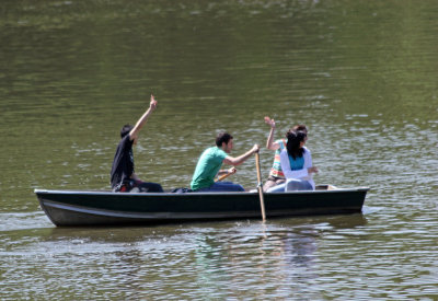 Rowing on the Lake