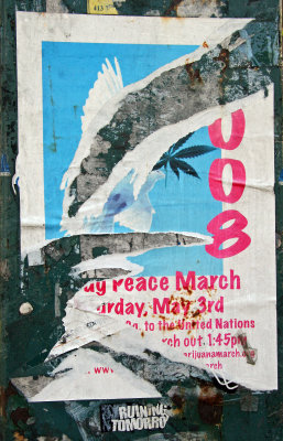 Peace March Street Poster