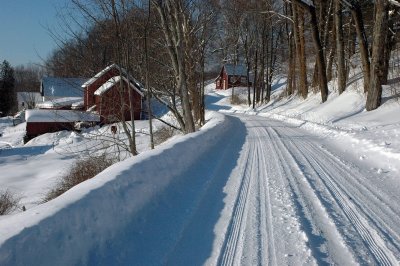 back road near Woodstock, VT