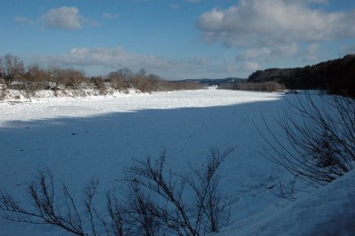 Connecticut RIver near Cornish-Windsor Bridge