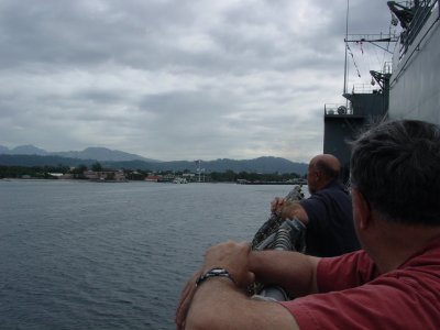 Pulling into Subic