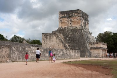 Chichen Itza - entrance to the Ball Court.