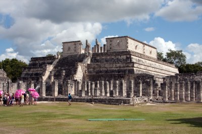Chichen Itza - Palace of the Warriors.