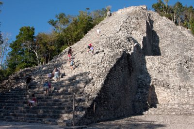 Coba - Nohoch Mul pyramid.