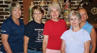 The Iowa Gister Sisters, Robbie, Barbara, Shirley,  Marilyn and Tracy