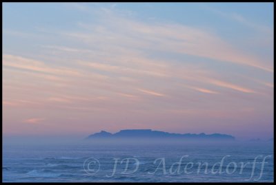 Table Mountain from Yzerfontein