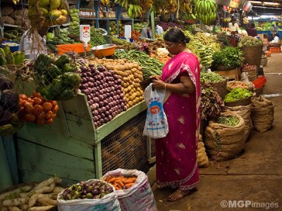 Munnar's market,  Kerala, India