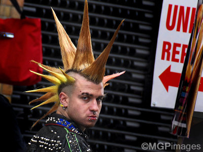 Punk in Camden, London, UK