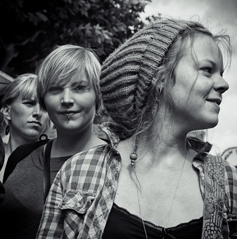 Faces in the crowd...
