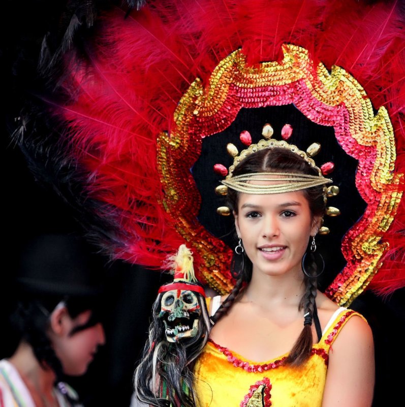 traditional bolivian dance performers