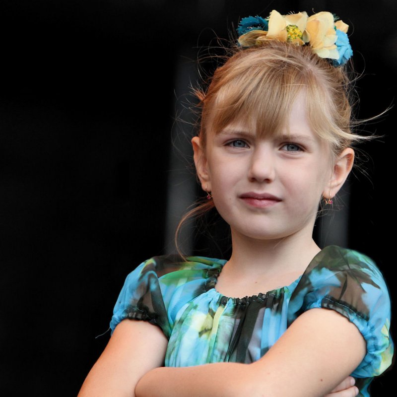 Girl with russian roots from a folk dance group