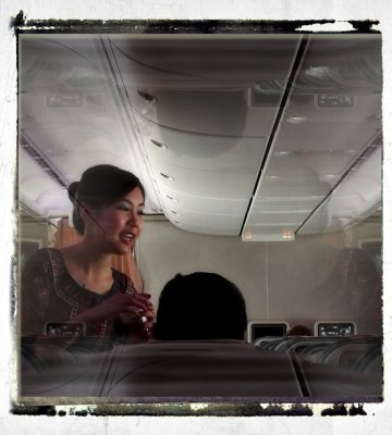 weightlessness despite the fastened seat belts... ;)