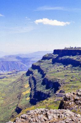 Cliff from highlands