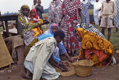 Preparing village feast, Tanzania