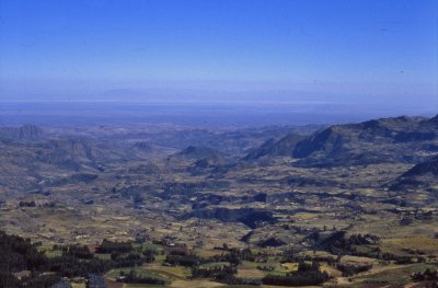 Aerial view of highlands