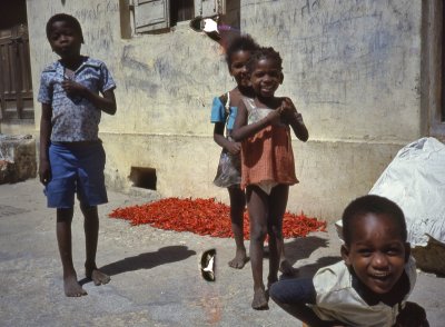 Young neighbors, Arusha, Tanzania
