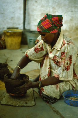 Pottery woman, Ethiopia