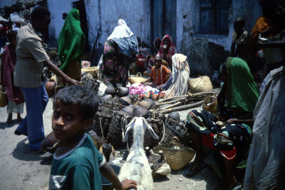 A market in Mogadishu