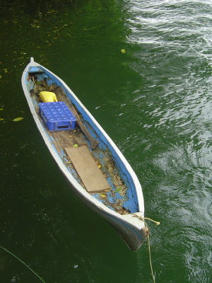 Lonely canoe