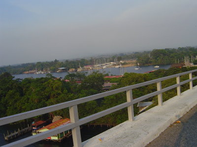 View from the top of the bridge