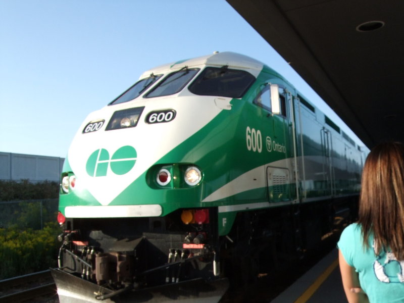 Going in to Toronto on the 08:16 GO train