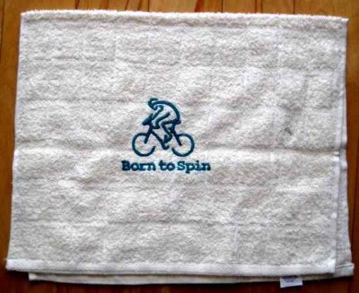 Born to Spin towel