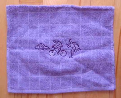 Purple Spin towel