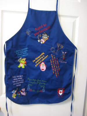 Lesley's Birthday apron