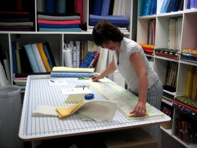 Friday and Dianne is working on little peanut Debic's quilt