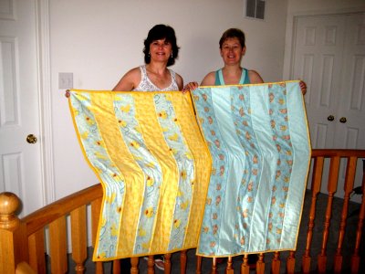 Two baby quilts for Peanut Debic