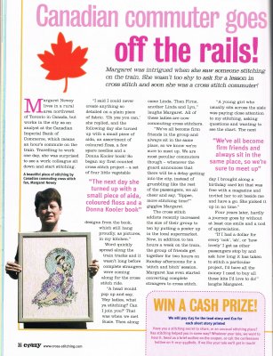 Cross Stitch Crazy Magazine article