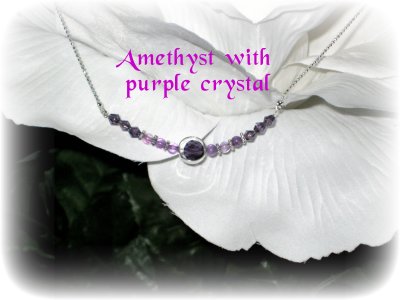 8. Amethyst with purple crystals