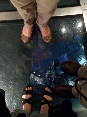 Six feet of Neweys on only 1.5 of laminated glass, yikes!!