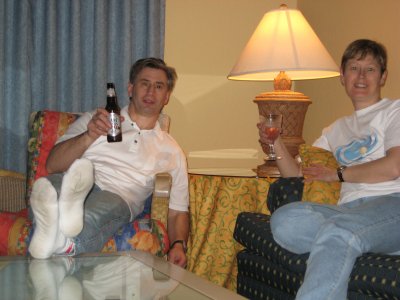 First night of relaxation - cheers
