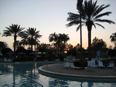 Splash Lagoon at sunset